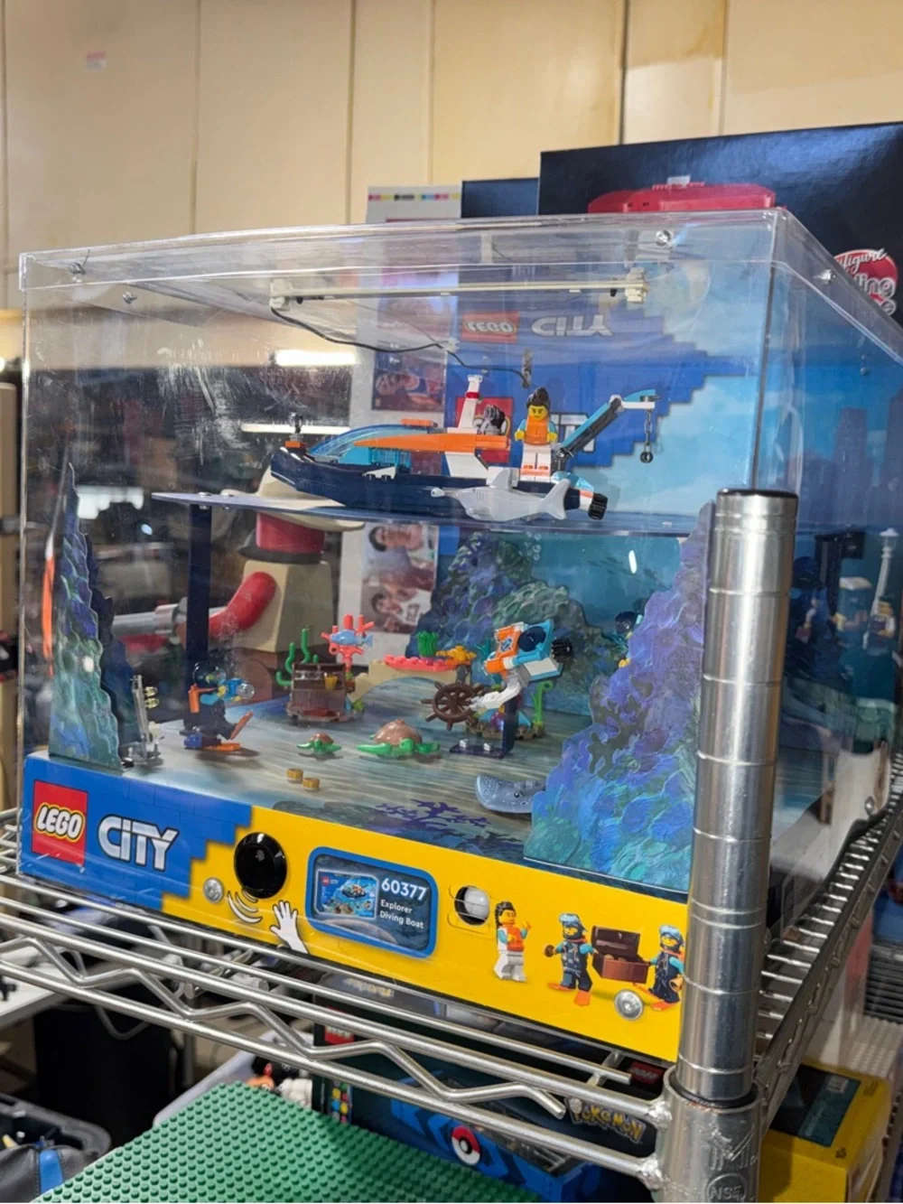 LEGO City 60377 Explorer Diving Boat Set Store Display Retail Authentic Works! - Picture 2 of 5